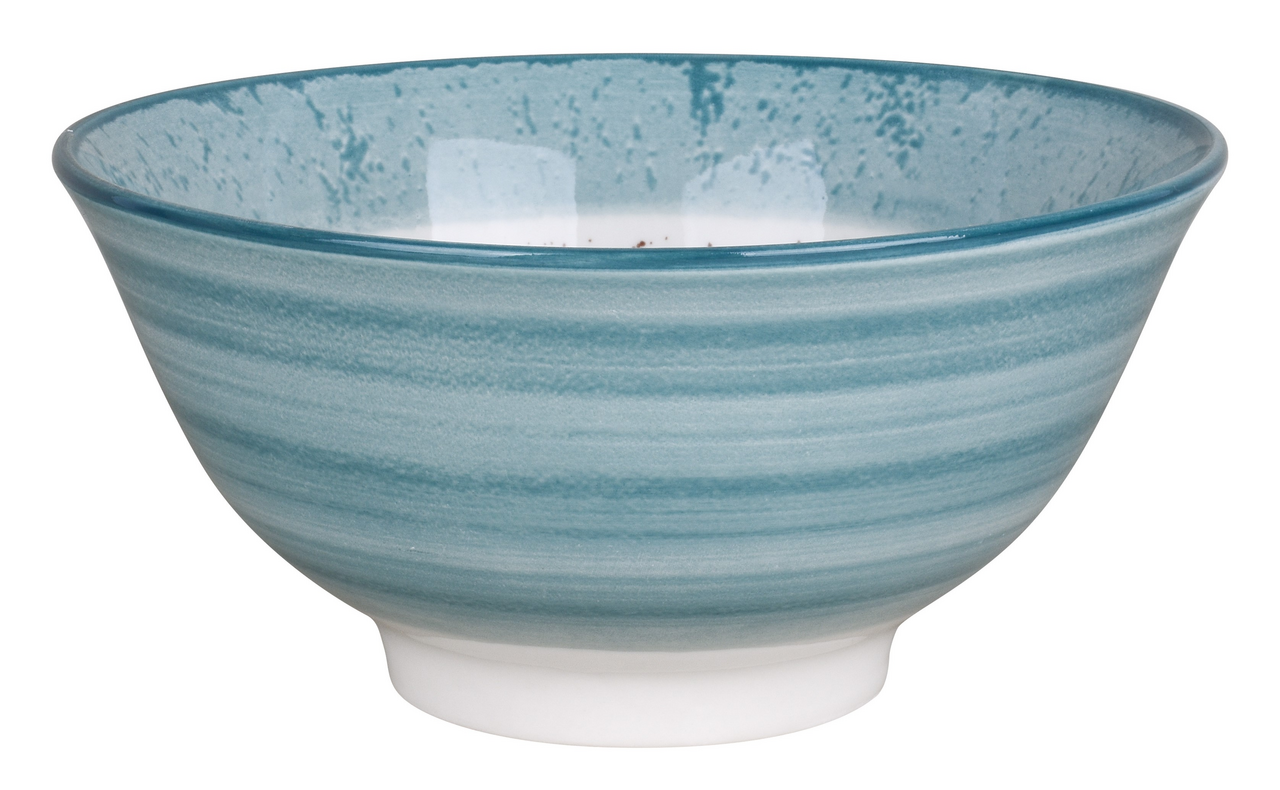 Изображение товара Салатник Nuovacasa Rustic Blue 16 см, 700 мл — керамический для салатов и десертов