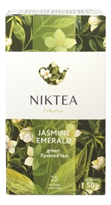 Чай зеленый Niktea Жасмин Эмеральд пакетированный (2г x 25шт), 50г