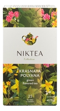 Чай зеленый Niktea Красная поляна пакетированный (1.75г x 25шт), 44г