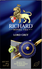 Чай черный Richard Бергамот-лимон листовой, 90г