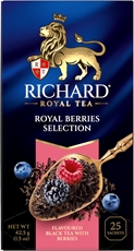 Чай черный Richard Royal Berries пакетированный (1.5г x 25шт), 38г