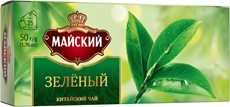 Чай зеленый Майский Китайский пакетированный (2г x 25шт), 50г