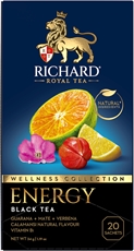 Чай черный Richard Energy пакетированный (1.7г x 20шт), 34г