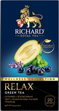 Чай зеленый Richard Relax пакетированный (1.5г x 20шт), 30г