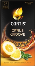 Чай Curtis Citrus Groove пакетированный (1.5г x 25шт), 37.5г