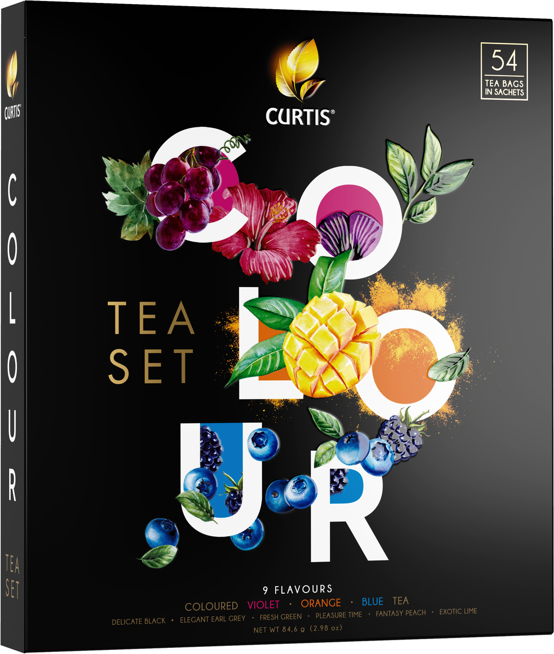 Изображение товара Подарочный набор чая Curtis Colour с цветными сортами и ароматами 81 г