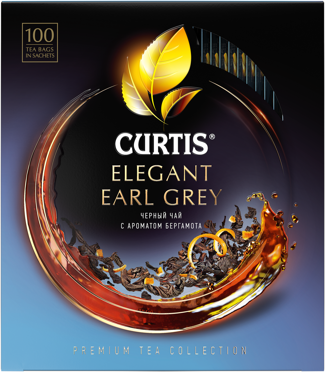 Изображение товара Чай черный Curtis Elegant Earl Grey пакетированный (1.7г x 100шт), 170г