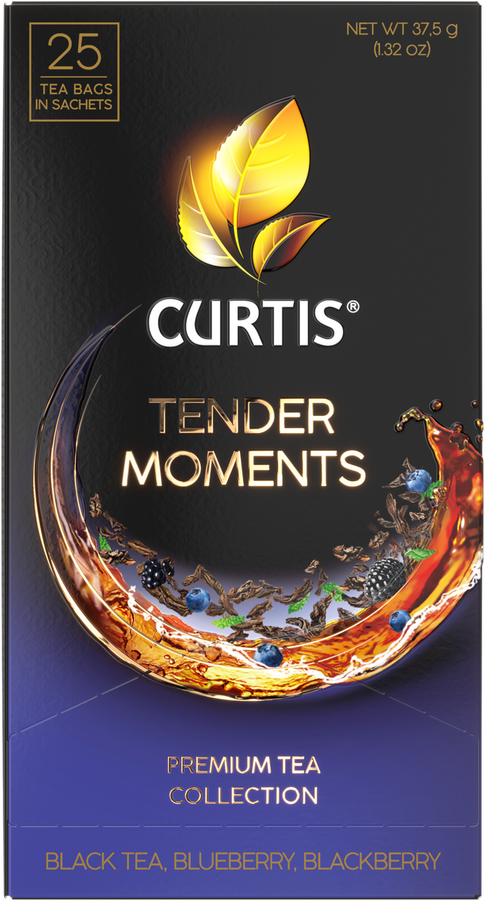 Изображение товара Чай черный Curtis Tender Moments пакетированный (1.5г x 25шт), 37.5г