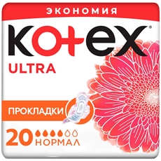 Прокладки гигиенические Kotex Ultra Net Normal, 20шт