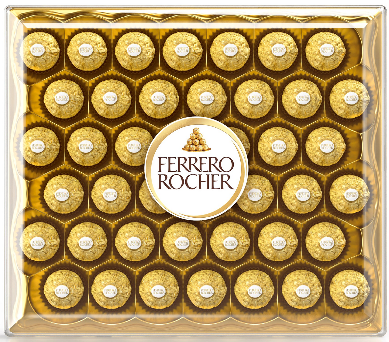 Набор конфет Ferrero Rocher хрустящие из молочного шоколада, 525г