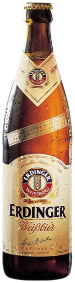 Изображение товара Пиво Erdinger Weisbier светлое пшеничное, 0.5л