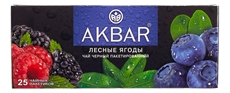 Чай черный Akbar Лесные ягоды пакетированный (1.5г x 25шт), 38г
