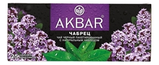 Чай черный Akbar чабрец пакетированный (1.5г x 25шт), 38г