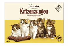 Шоколад Sarotti Кошачьи язычки порционный, 100г