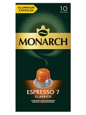 Кофе в капсулах Monarch Espresso 7 Classico для кофемашин Nespresso 10шт, 52г