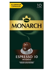 Кофе в капсулах Monarch Espresso 10 Intenso для кофемашин Nespresso 10шт, 52г