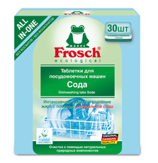 Таблетки для посудомоечных машин Frosch Сода, 30шт