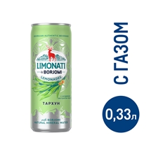 Лимонад Limonati by Borjomi Тархун газированный, 330мл