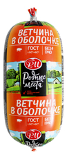 Ветчина Родные места вареная в оболочке ГОСТ, 400г