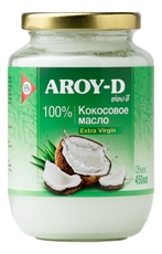 Кокосовое масло Aroy-D Extra virgin, 450мл