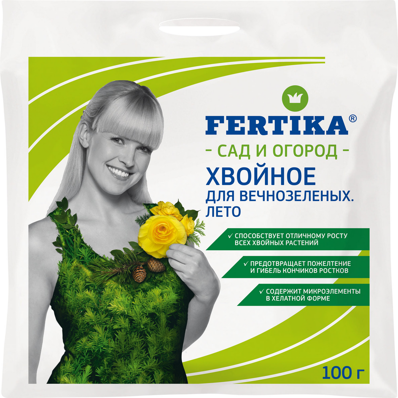 Удобрение Fertika Хвойное для вечнозеленых, 100г