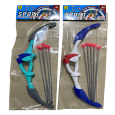 Лук 1Toy 5 стрел с присосками в комплекте, 39 х 16 х 5см