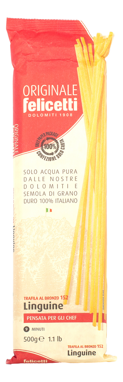 Изображение товара Макароны спагетти Felicetti Linguine №152, 500г