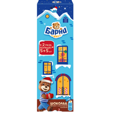 Пирожное бисквитное Барни с шоколадной начинкой, 300г