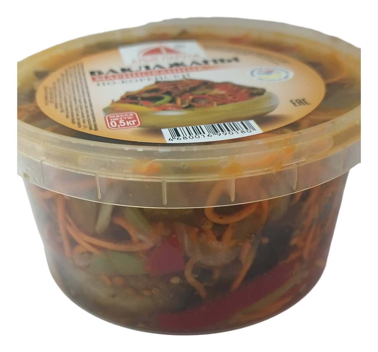 Баклажаны маринованные Алые паруса по-корейски, 500г