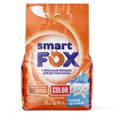 Порошок стиральный Smart Fox Горный Эдельвейс, 3кг