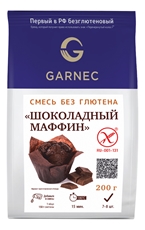 Смесь для выпечки Garnec Шоколадный маффин без глютена, 200г