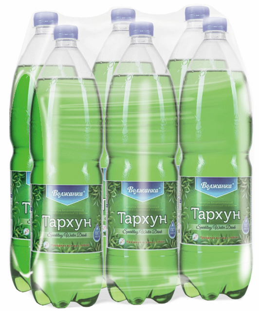 Напиток Волжанка Тархун газированный, 1.5л x 6 шт