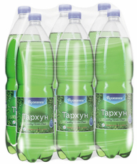 Напиток Волжанка Тархун газированный, 1.5л x 6 шт