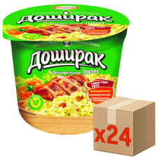 Пюре картофельное Доширак со вкусом курицы, 40г x 24 шт