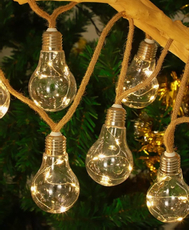 Гирлянда садовая лампочки ретро теплый белый 30Led, 3.8м