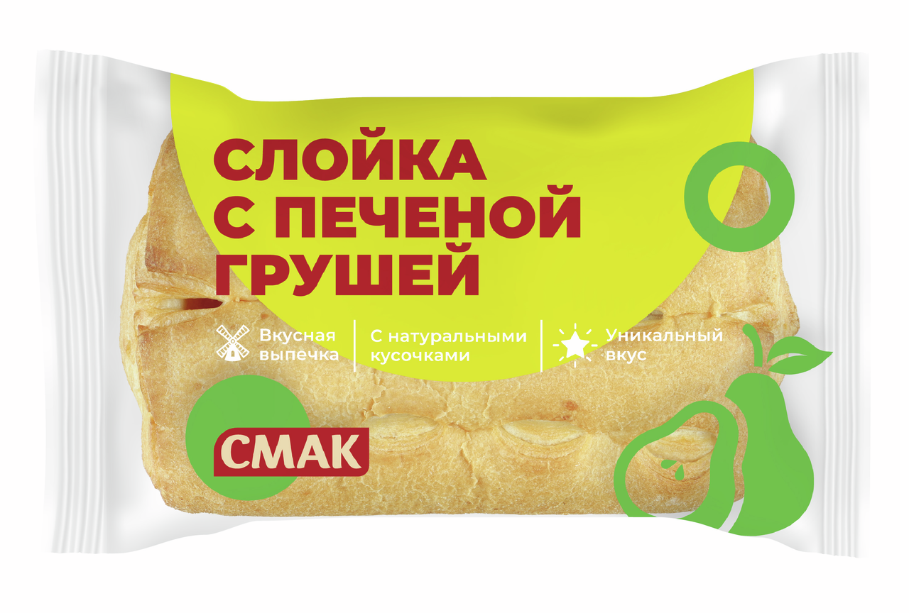 Слойка Смак Печеная груша, 90г