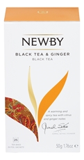 Чай черный Newby Имбирь пакетированный (2г x 25шт), 50г