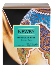 Чай зеленый Newby Марокканский с мятой листовой, 100г