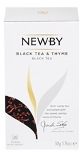 Чай черный Newby Чабрец пакетированный (2г x 25шт), 50г