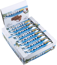 Батончик шоколадный Bounty Trio, 83г x 24 шт