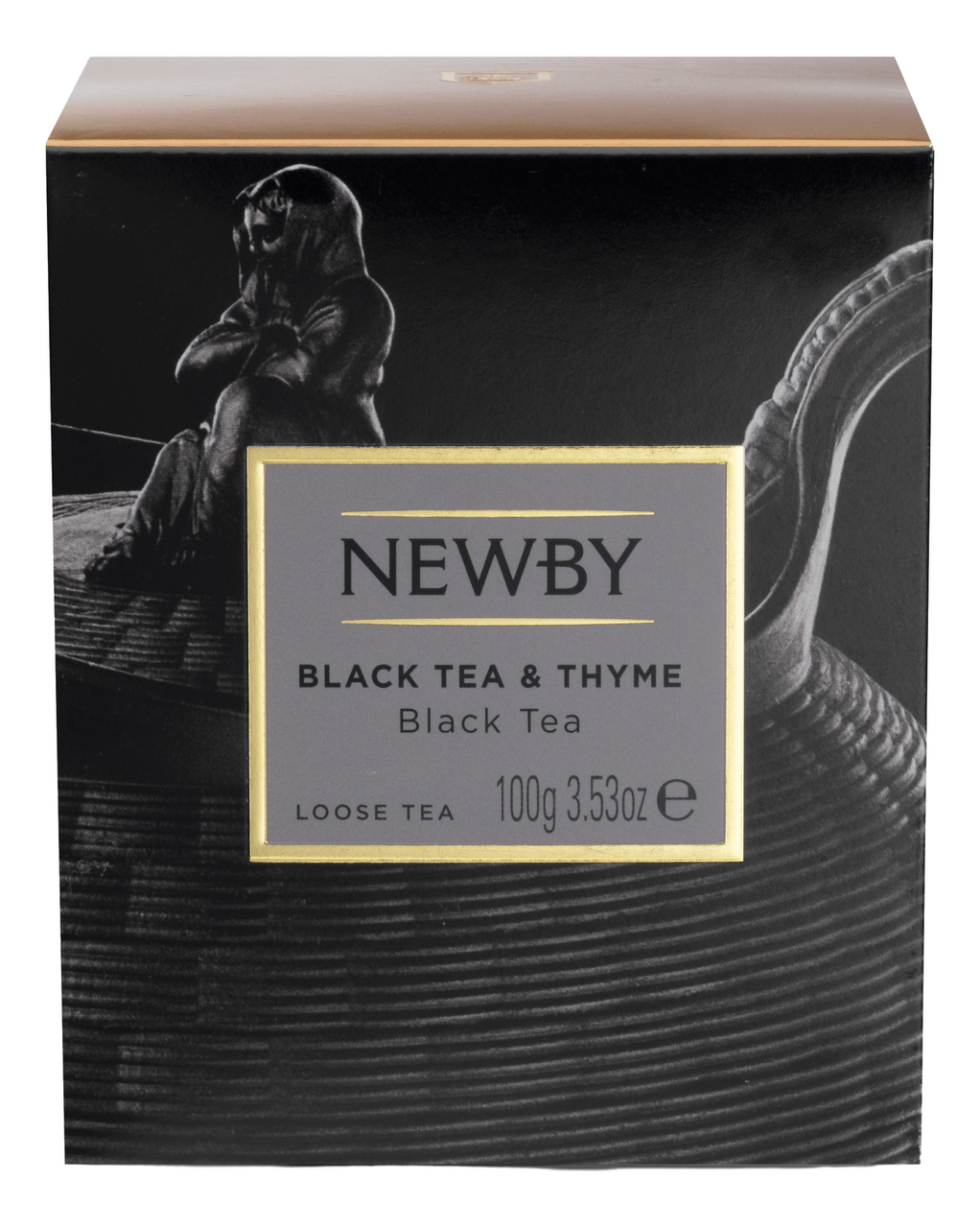 Изображение товара Чай черный Newby с чабрецом листовой, 100г