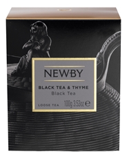 Чай черный Newby с чабрецом листовой, 100г
