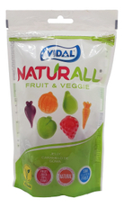 Мармелад жевательный Vidal Naturall фрукты-овощи, 180г