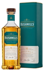 Виски Bushmills Single Malt 10 лет в подарочной упаковке, 0.7л