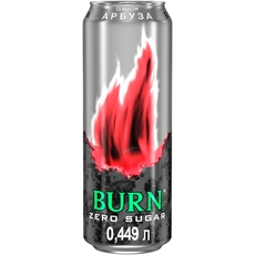 Напиток энергетический Burn Арбуз без сахара, 449мл