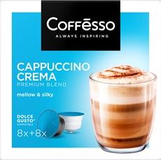 Кофе в капсулах Coffesso Capuccino Crema для кофемашин Dolce Gusto 16шт, 192г