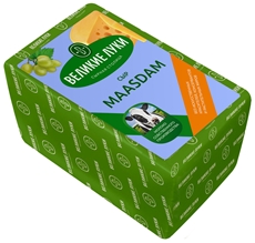 Сыр Маасдам Великие Луки 45%, ~1кг
