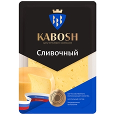 Сыр сливочный Кабош нарезка 50%, 125г