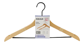 Плечики деревянные Attribute Contrast, 3шт