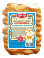 Пирог бабушкин Арнаут с творожной начинкой, 160г